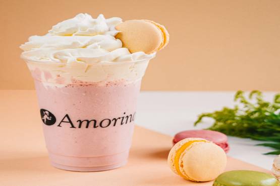 Rasberry Ripple ice cream shake