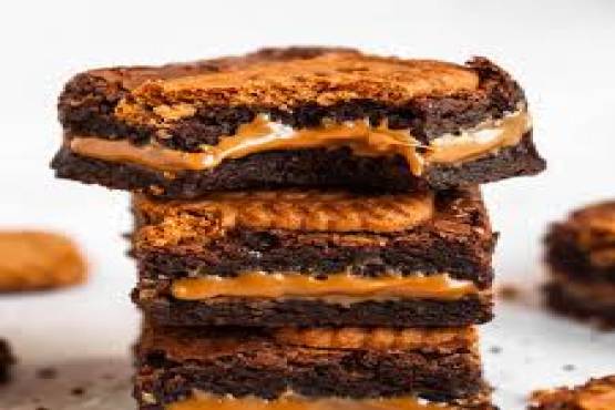 Lotus Biscoff Brownies