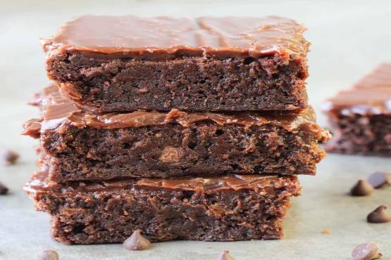 Milk Chocolate Sauce Brownies